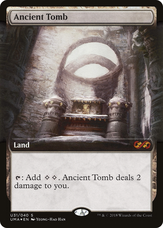 Ancient Tomb (Extended Art) (U31) Foil - Ultimate Box Topper