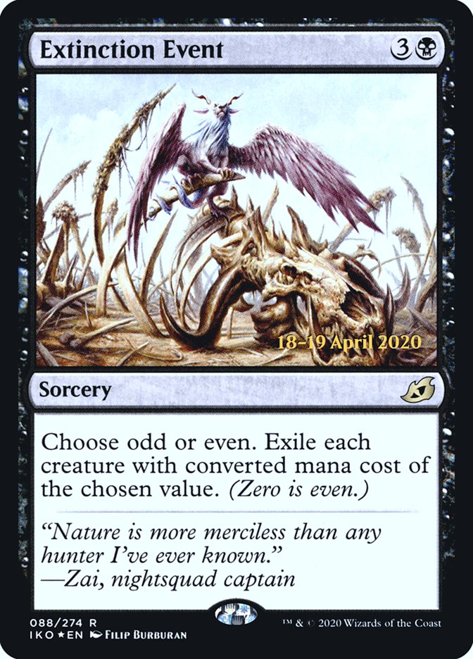 Extinction Event [Ikoria: Lair of Behemoths Prerelease Promos] | Silver Goblin