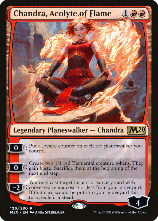 Chandra, Acolyte of Flame [Core Set 2020] Foil