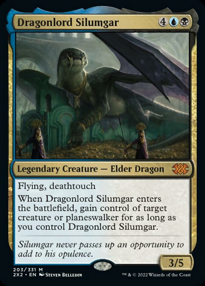 Dragonlord Silumgar [Double Masters 2022] | Silver Goblin