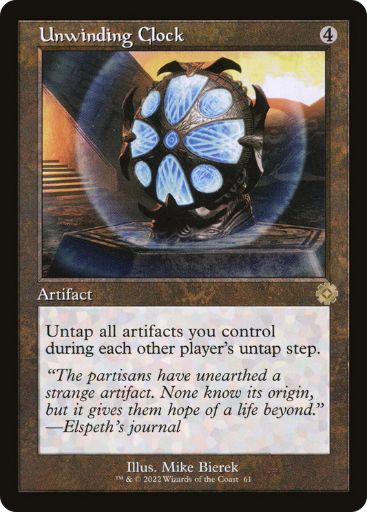 Unwinding Clock (Retro) [The Brothers' War Retro Artifacts] Foil