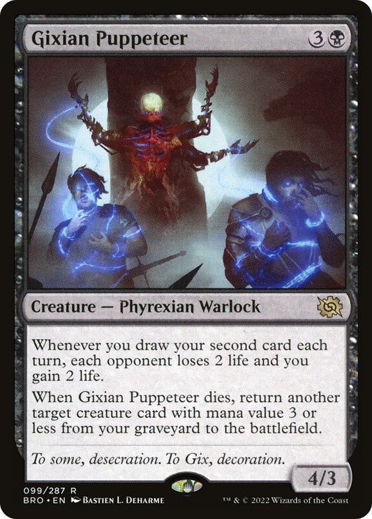 Gixian Puppeteer (099) Foil - The Brothers' War