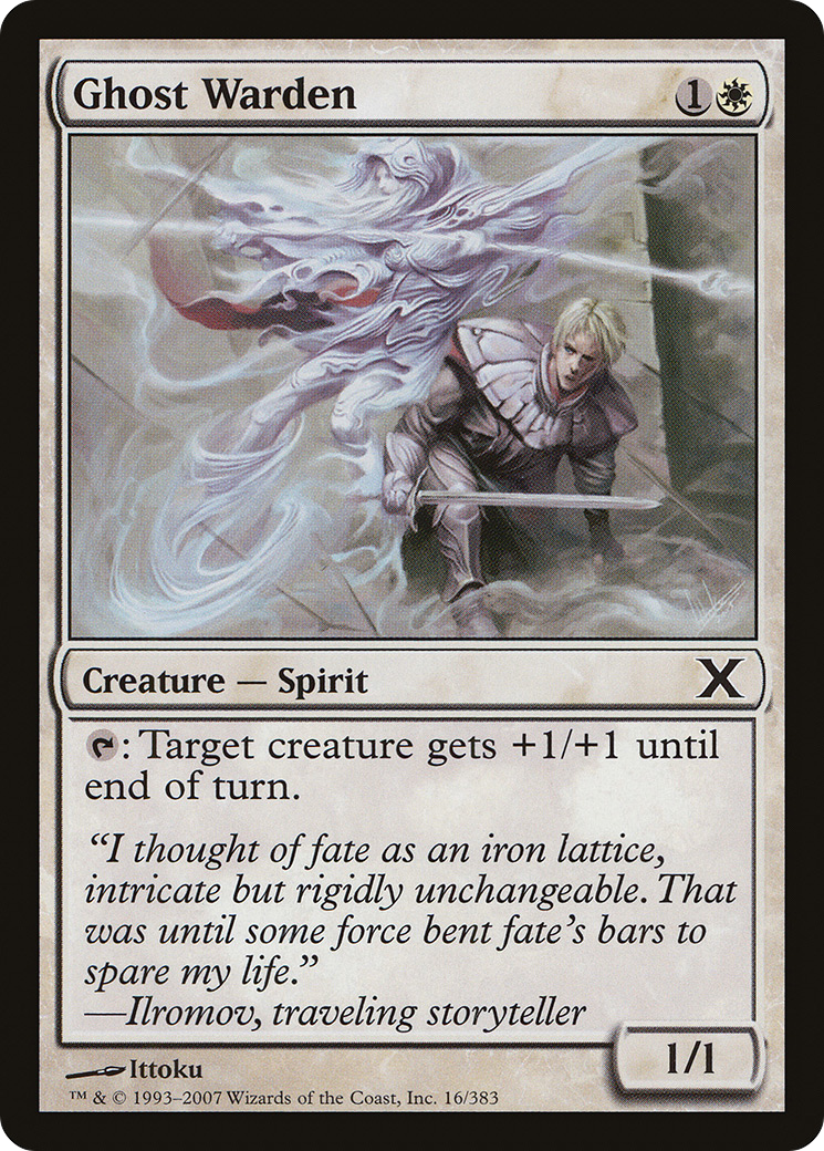 Ghost Warden (016) - Tenth Edition