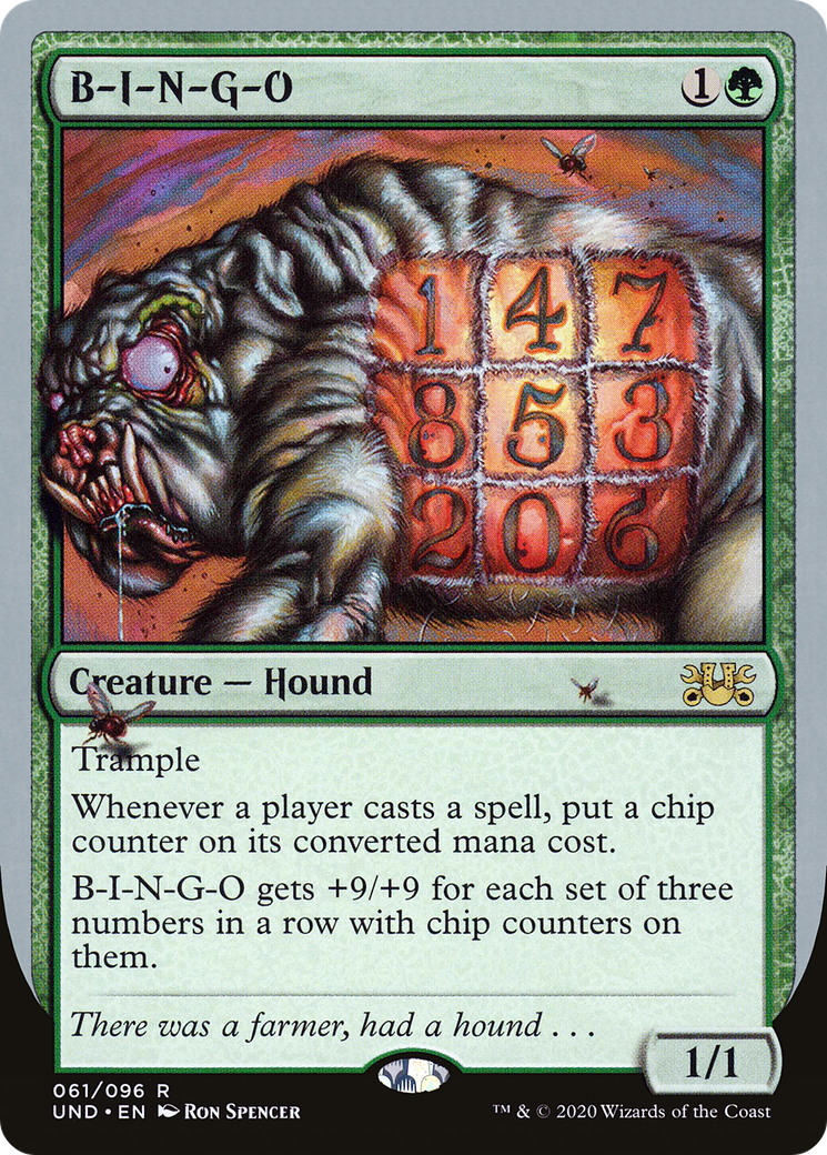 B-I-N-G-O (061) - Unsanctioned