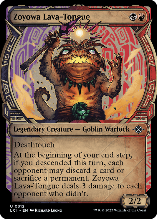 Zoyowa Lava-Tongue (Showcase) [The Lost Caverns of Ixalan] Foil