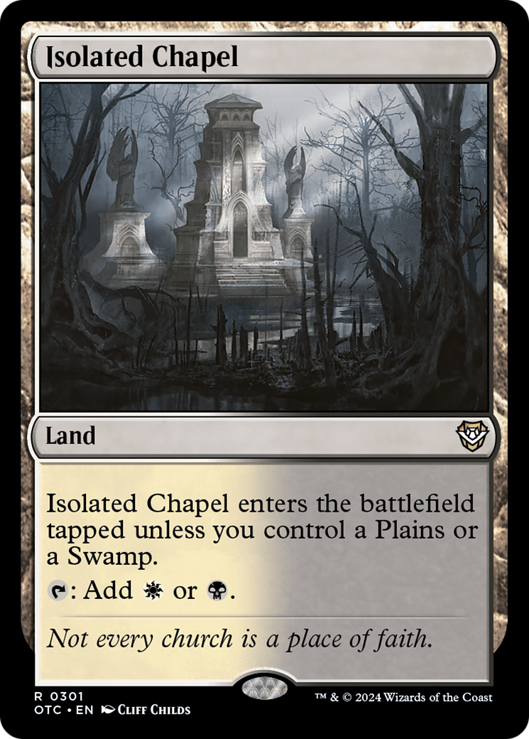 Isolated Chapel [Outlaws of Thunder Junction Commander] | Silver Goblin