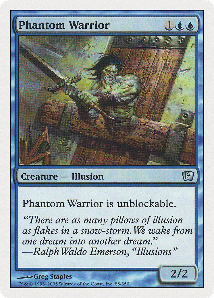 Phantom Warrior (088) Foil - Ninth Edition