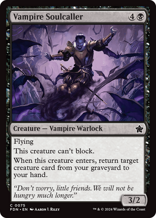 Vampire Soulcaller [Foundations] Foil