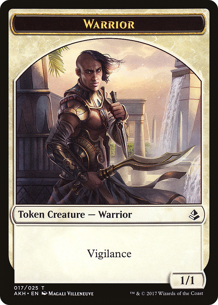 Warrior Token (017) - Amonkhet Tokens