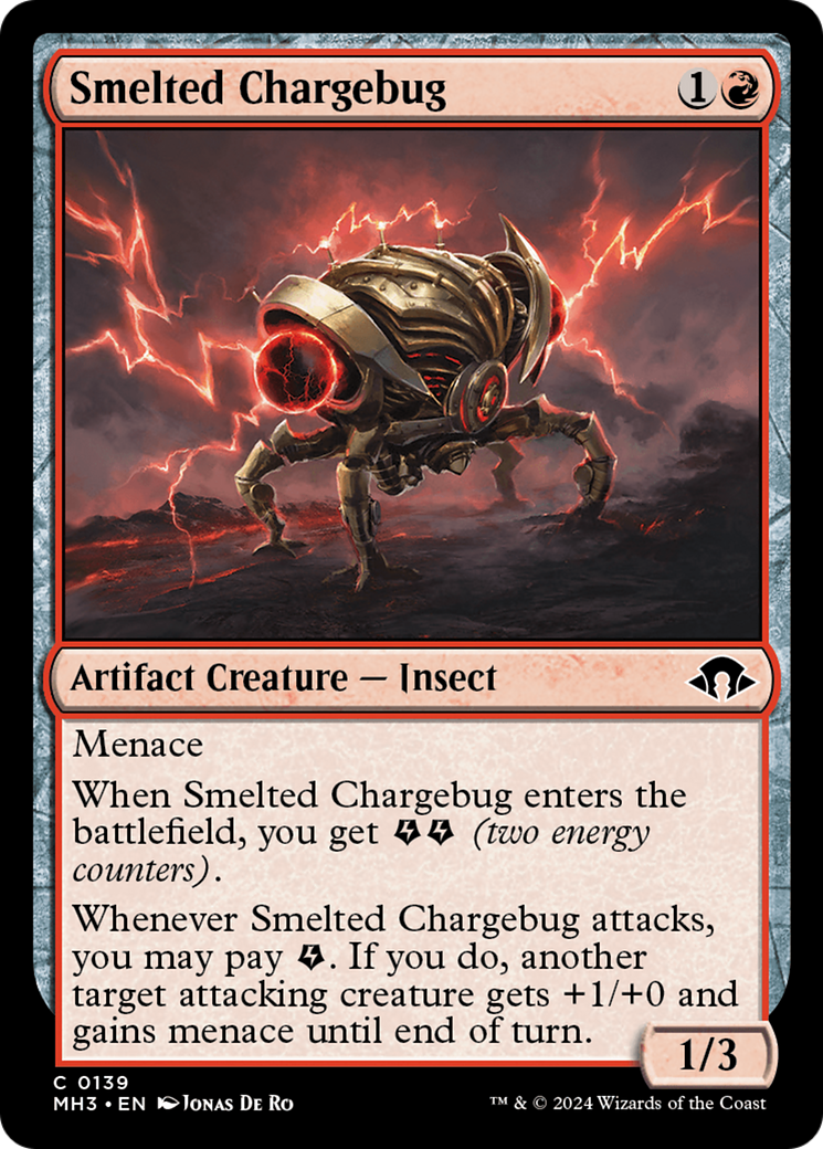 Smelted Chargebug [Modern Horizons 3] | Silver Goblin