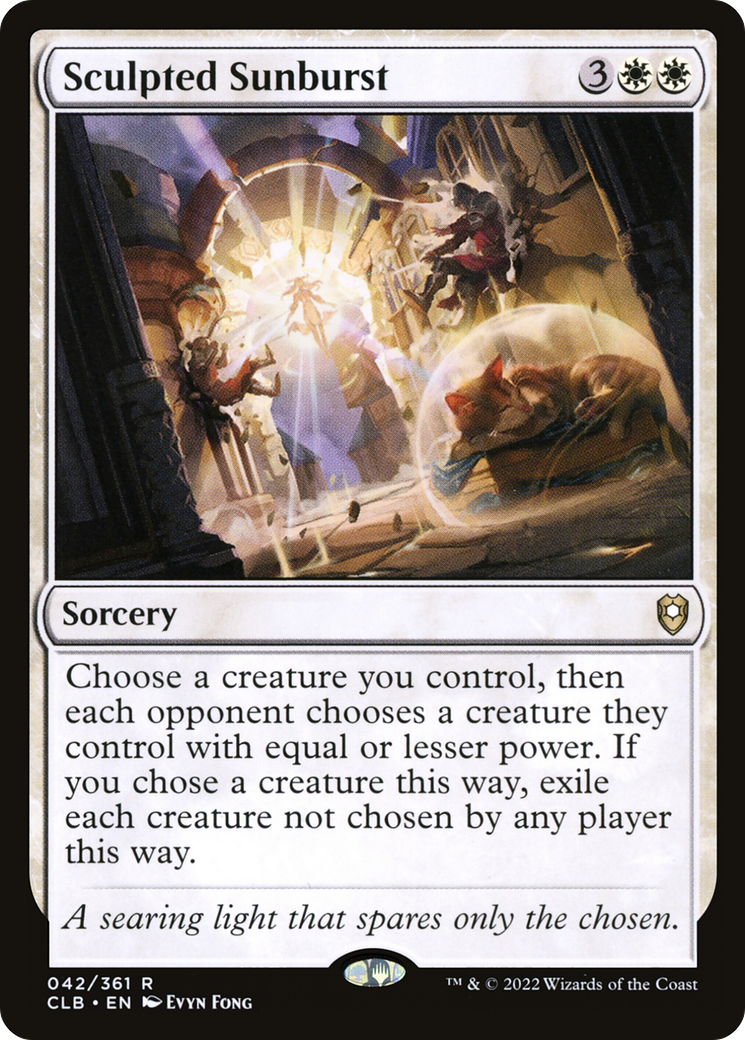 Sculpted Sunburst [Commander Legends: Battle for Baldur's Gate]