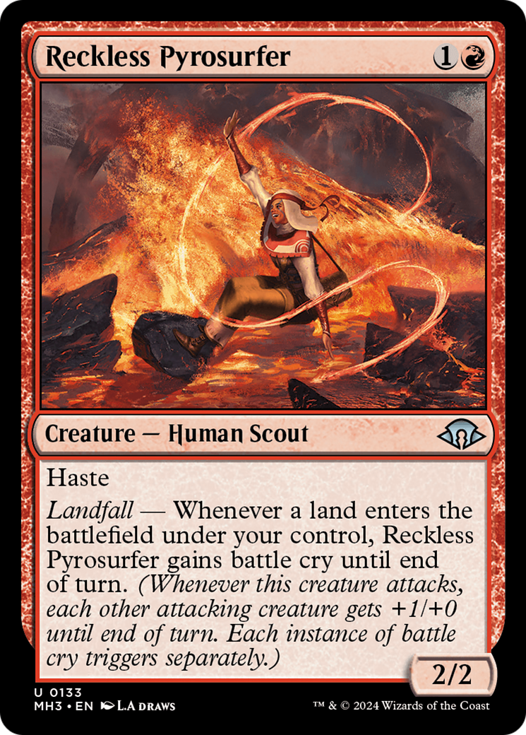 Reckless Pyrosurfer (133) - Modern Horizons 3