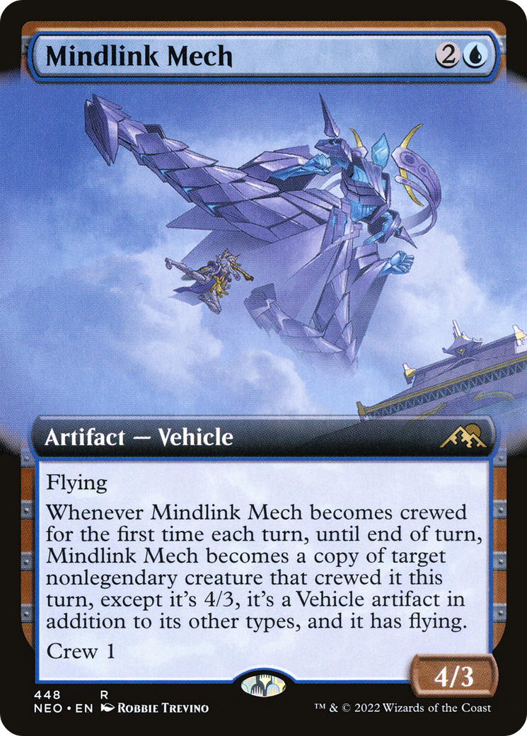 Mindlink Mech (Extended Art) (448) Foil - Kamigawa: Neon Dynasty