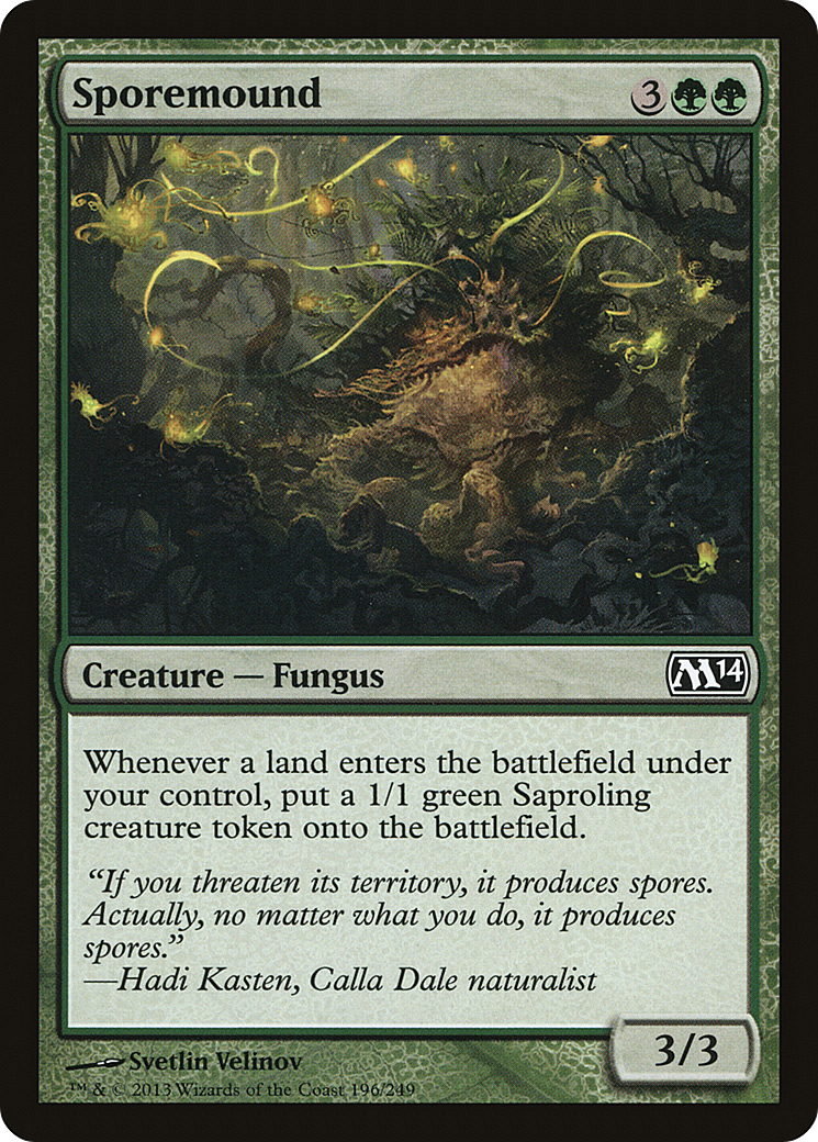 Sporemound (196) Foil - Magic 2014