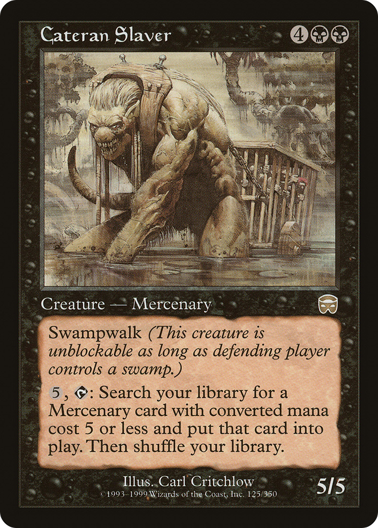 Cateran Slaver [Mercadian Masques] Foil