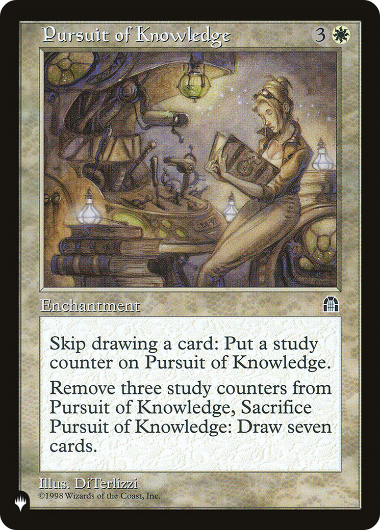 Pursuit of Knowledge (Retro) (STH-10) - The List