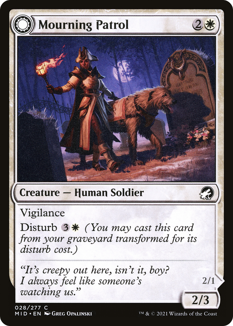 Mourning Patrol (028) - Innistrad: Midnight Hunt