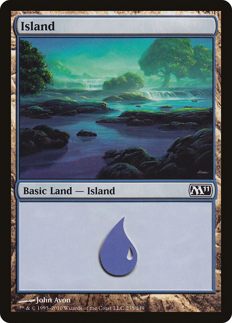 Island (235) [Magic 2011] Foil