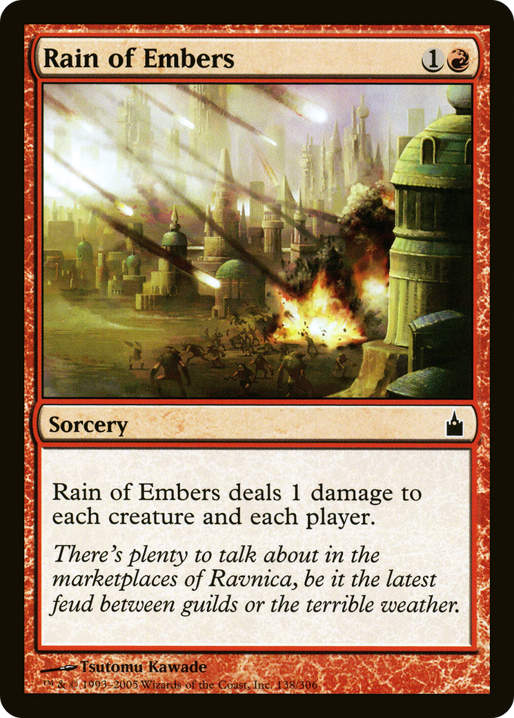 Rain of Embers (138) - Ravnica: City of Guilds