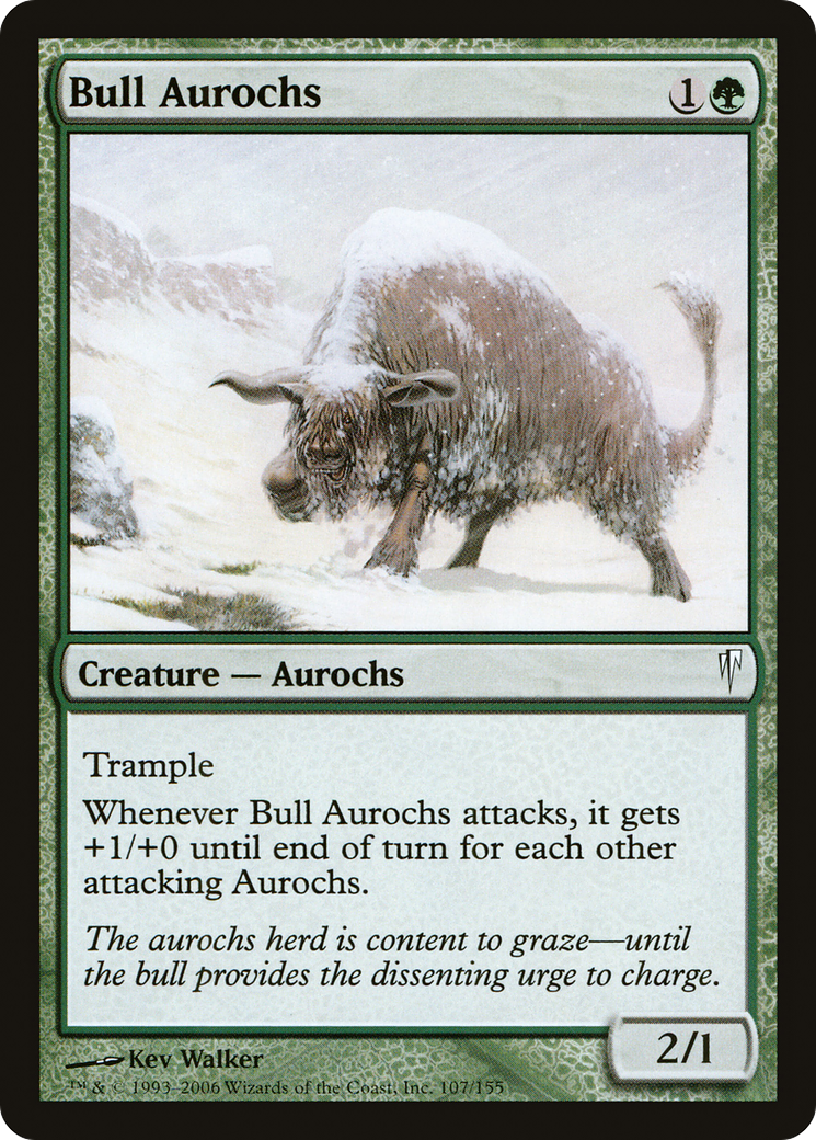 Bull Aurochs (107) Foil - Coldsnap
