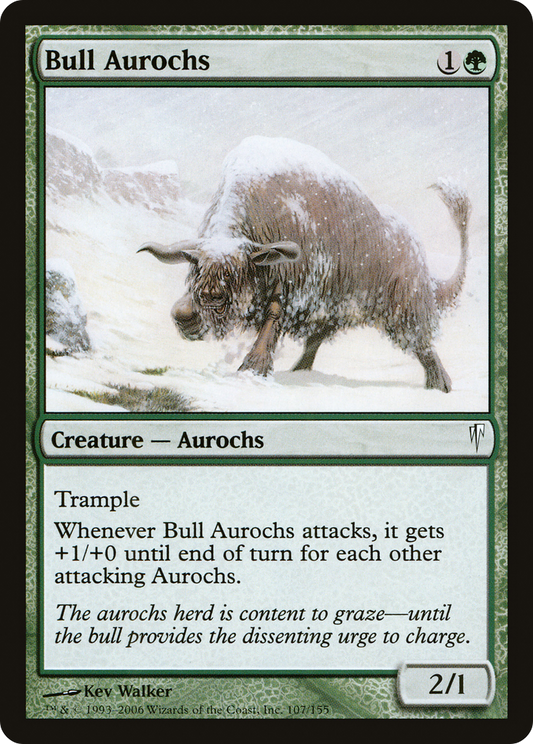 Bull Aurochs (107) Foil - Coldsnap