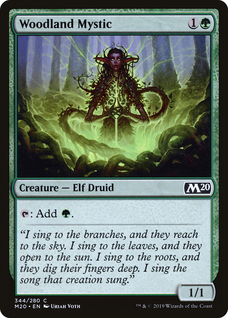 Woodland Mystic (344) - Core Set 2020