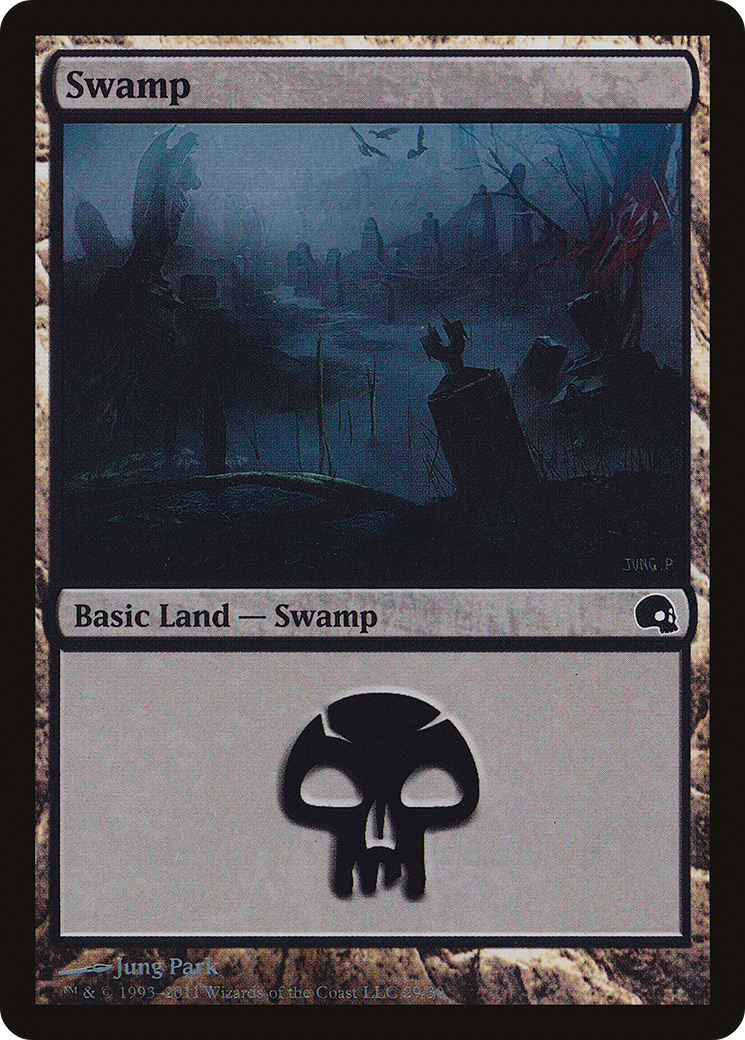 Swamp (029) Foil - Premium Deck Series: Graveborn