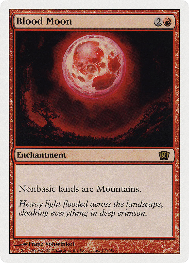 Blood Moon (178) Foil - Eighth Edition