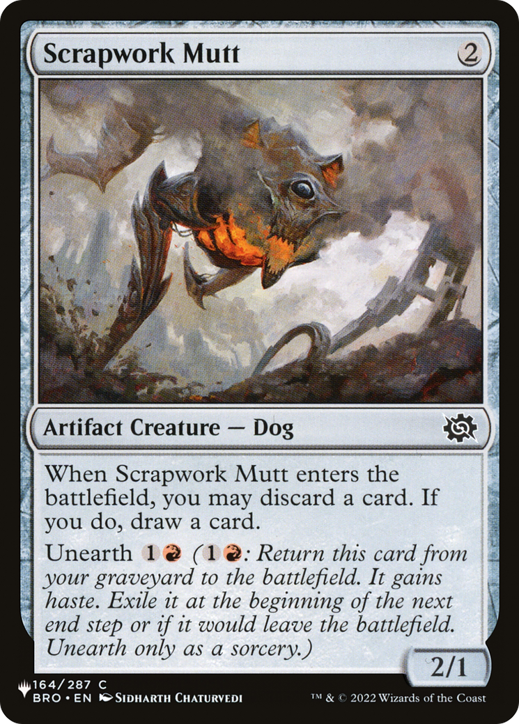Scrapwork Mutt (BRO-164) - The List