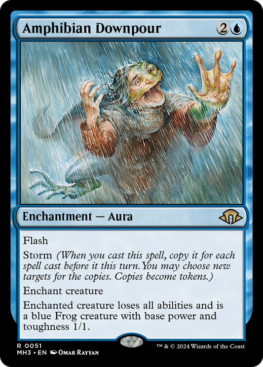 Amphibian Downpour [Modern Horizons 3] Foil