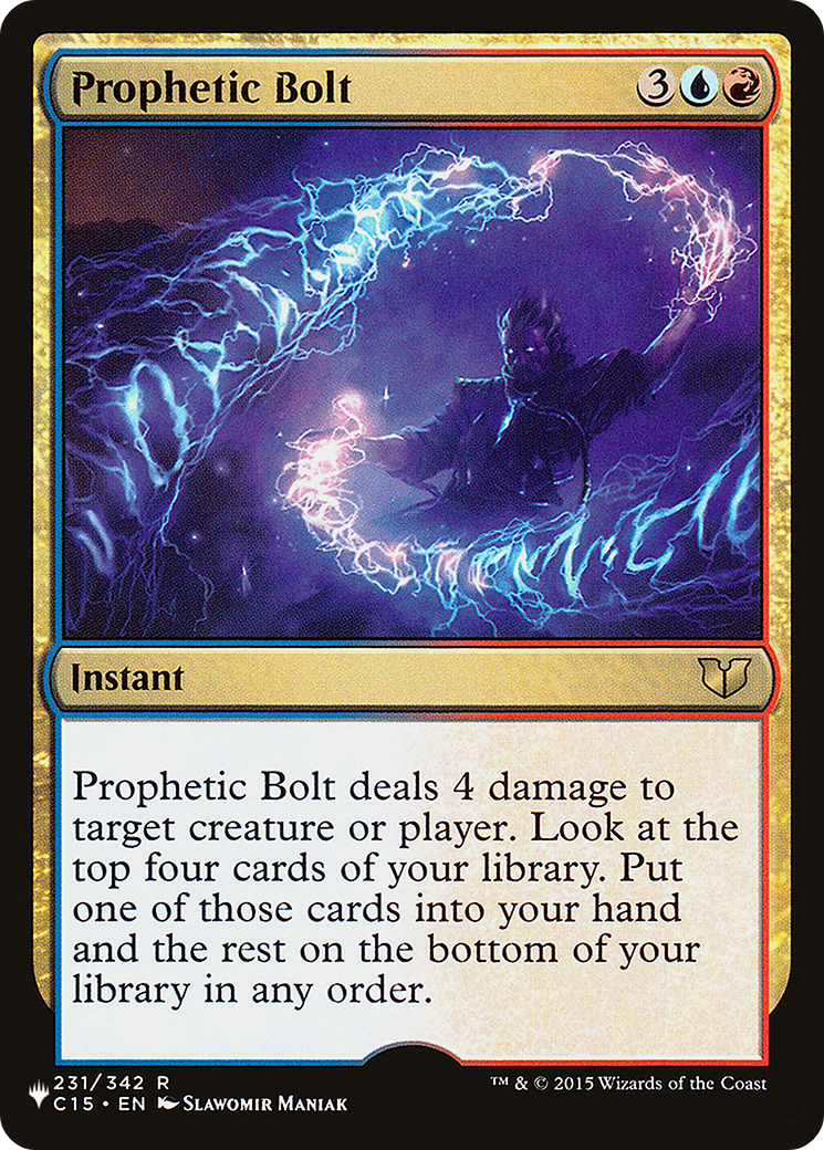 Prophetic Bolt (C15-231) - The List