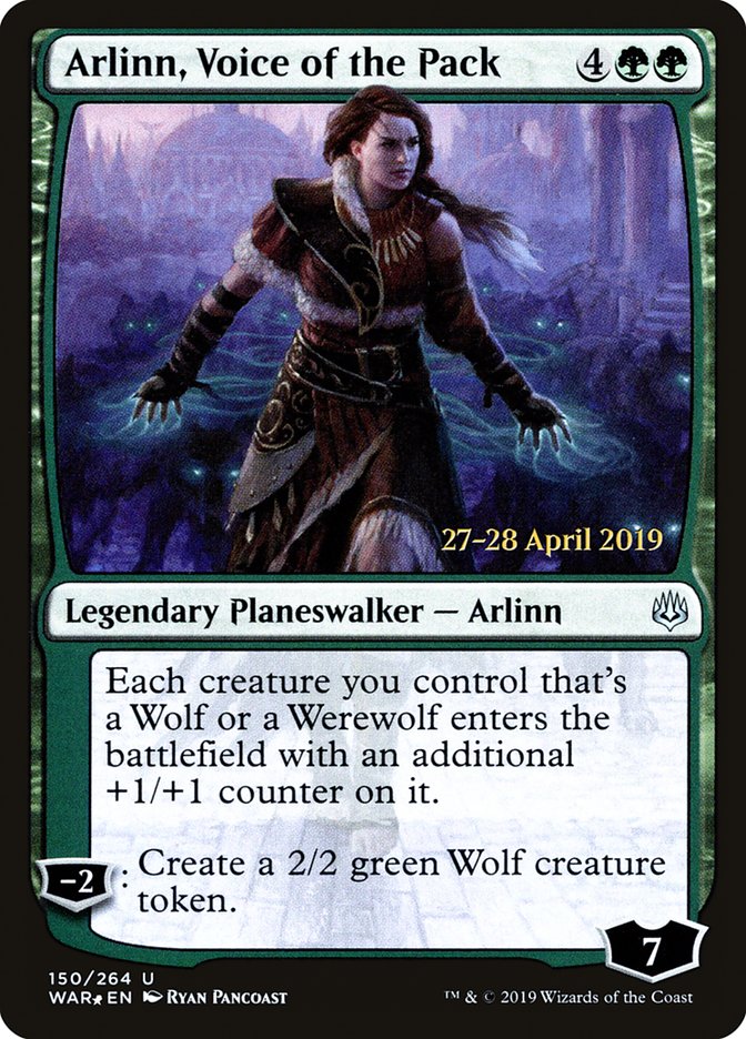 Arlinn, Voice of the Pack [War of the Spark Prerelease Promos] | Silver Goblin