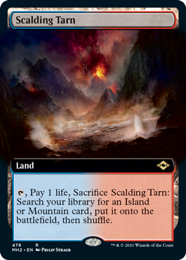 Scalding Tarn (Extended Art) [Modern Horizons 2] | Silver Goblin