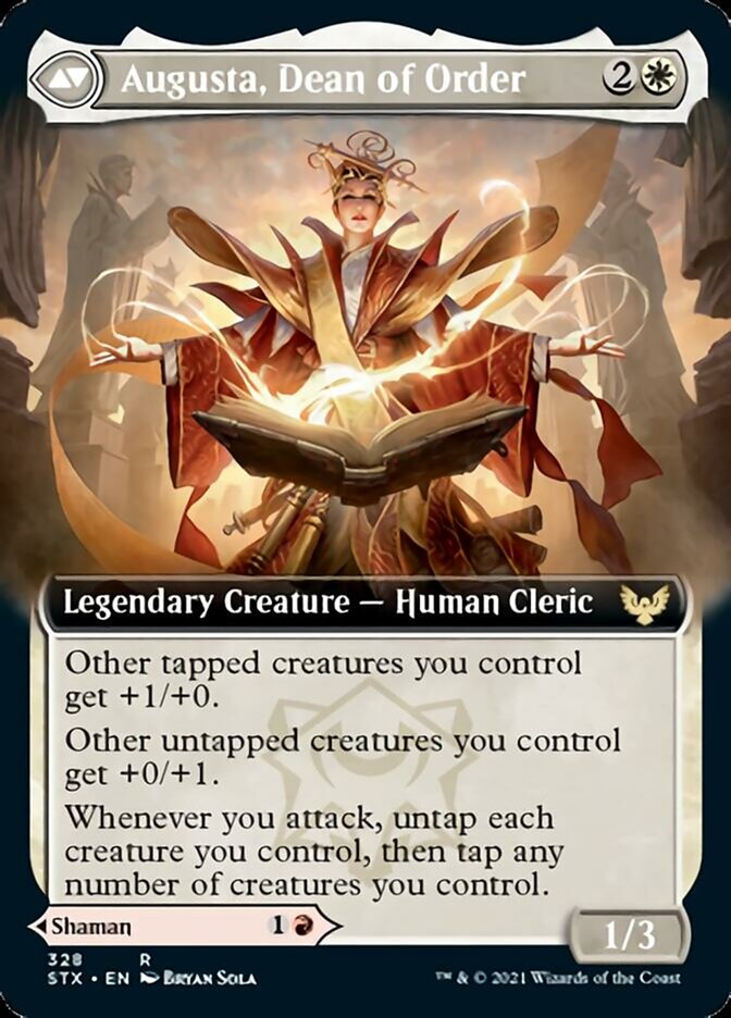 Plargg, Dean of Chaos (Extended Art) (328) Foil - Strixhaven: School of Mages