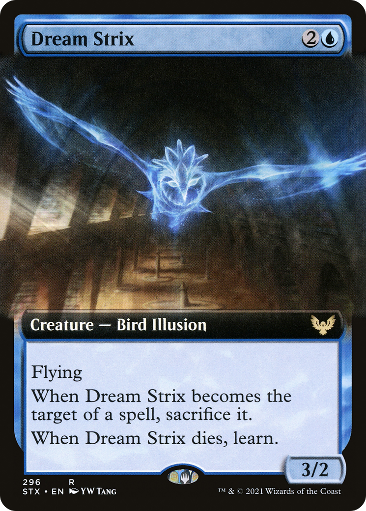 Dream Strix (Extended Art) (296) Foil - Strixhaven: School of Mages