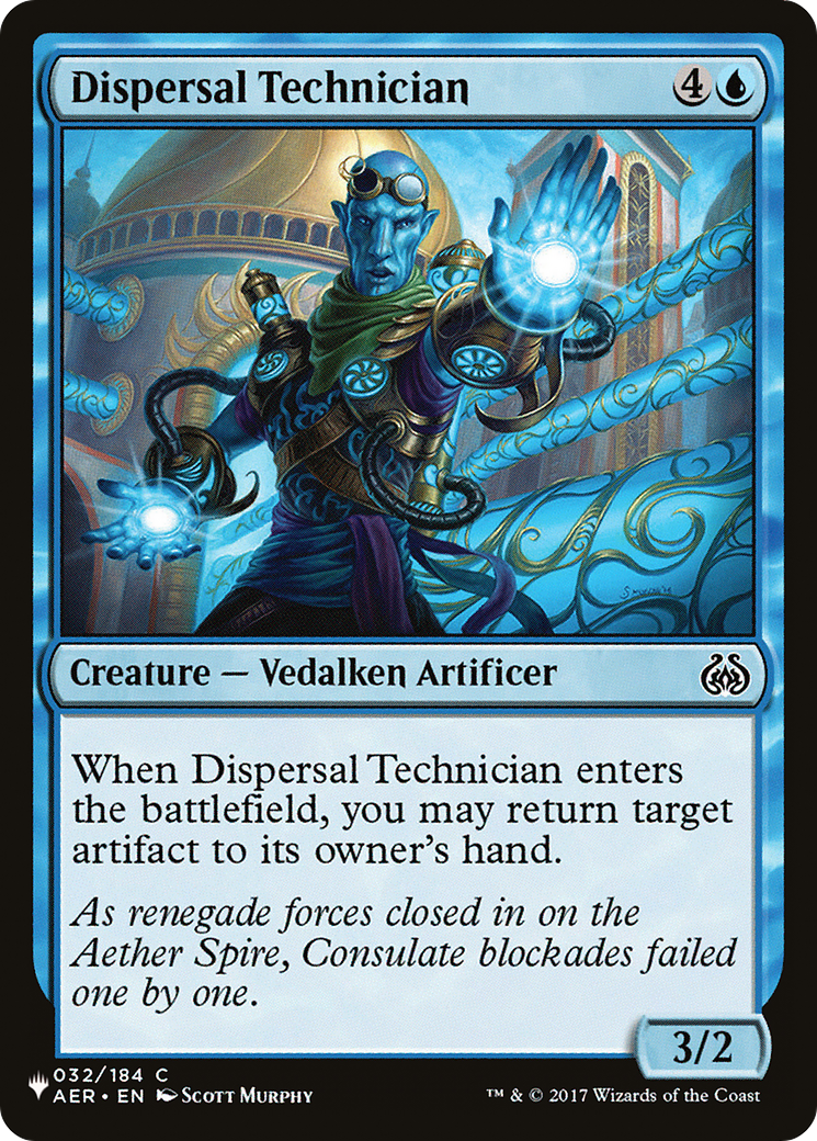 Dispersal Technician (AER-32) - The List