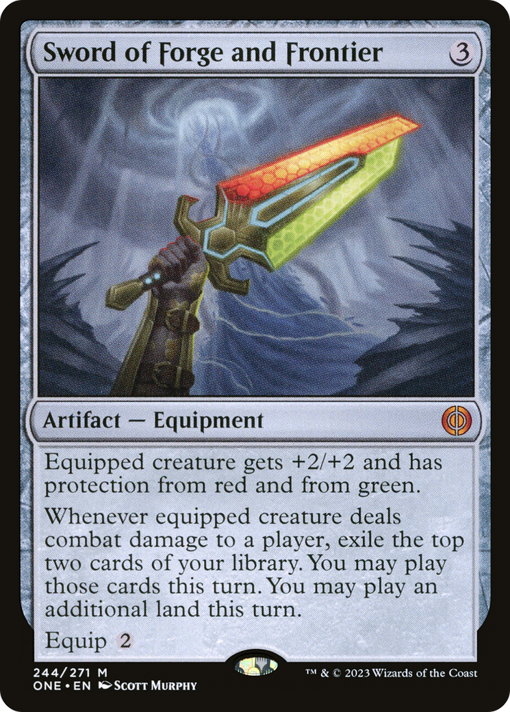 Sword of Forge and Frontier [Phyrexia: All Will Be One] Foil