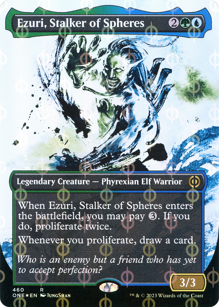Ezuri, Stalker of Spheres (Showcase) (460) Foil - Phyrexia: All Will Be One
