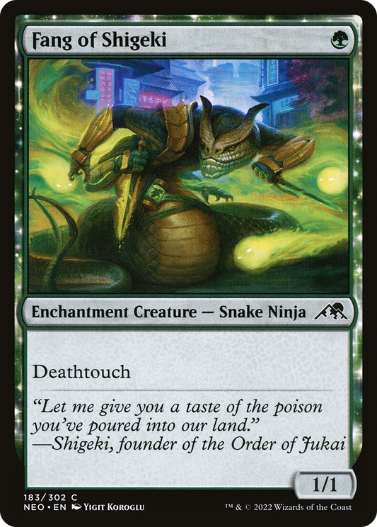 Fang of Shigeki [Kamigawa: Neon Dynasty] Foil
