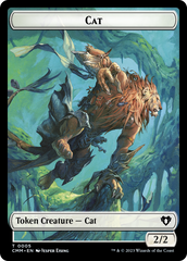 Clue // Cat (0005) Double-Sided Token [Commander Masters Tokens] | Silver Goblin