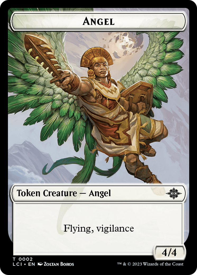 Map // Angel Double-Sided Token [The Lost Caverns of Ixalan Tokens] | Silver Goblin