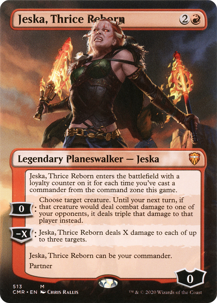 Jeska, Thrice Reborn (Borderless) (513) - Commander Legends