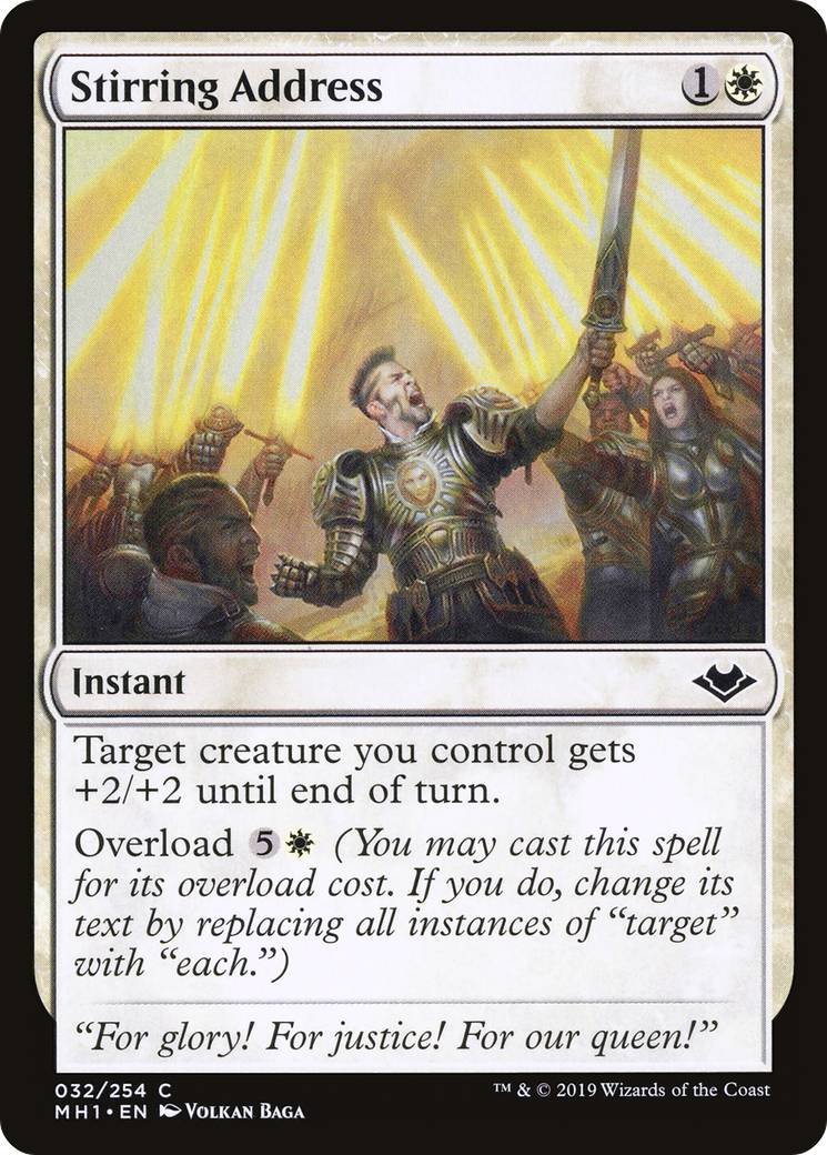 Stirring Address (032) Foil - Modern Horizons