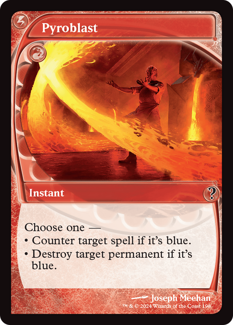 Pyroblast (Future Sight) (198) Foil - Mystery Booster 2
