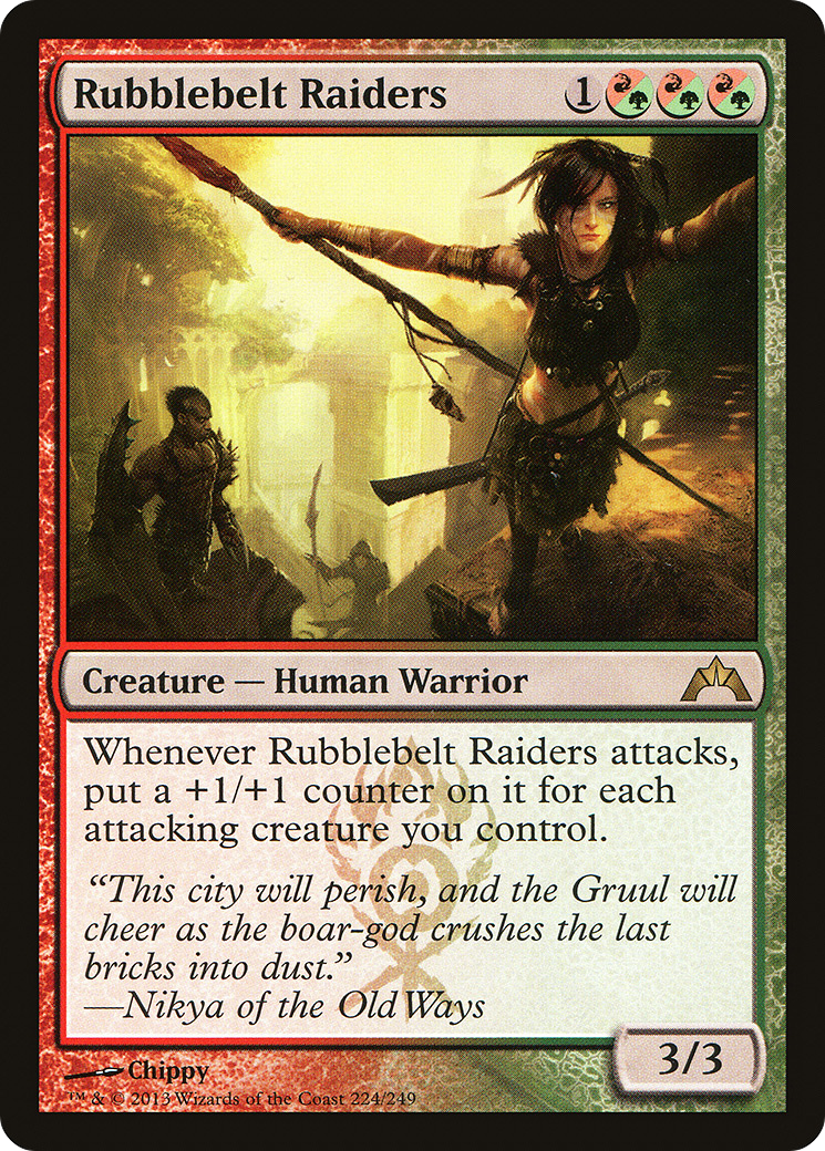 Rubblebelt Raiders (224) Foil - Gatecrash
