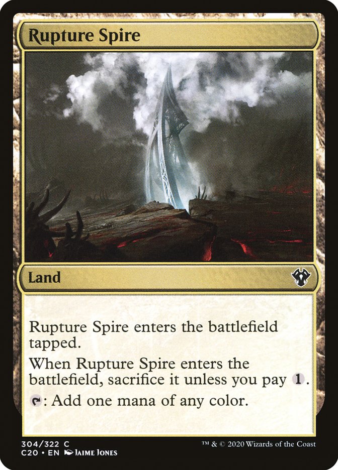 Rupture Spire [Commander 2020] | Silver Goblin