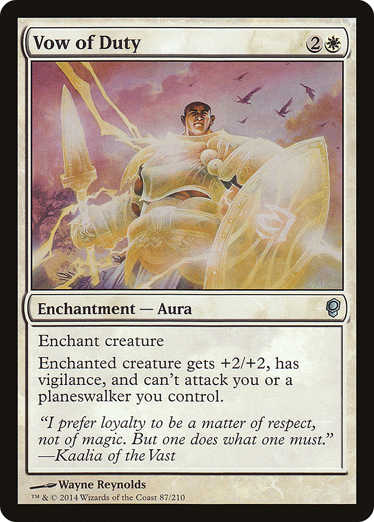 Vow of Duty (087) Foil - Conspiracy