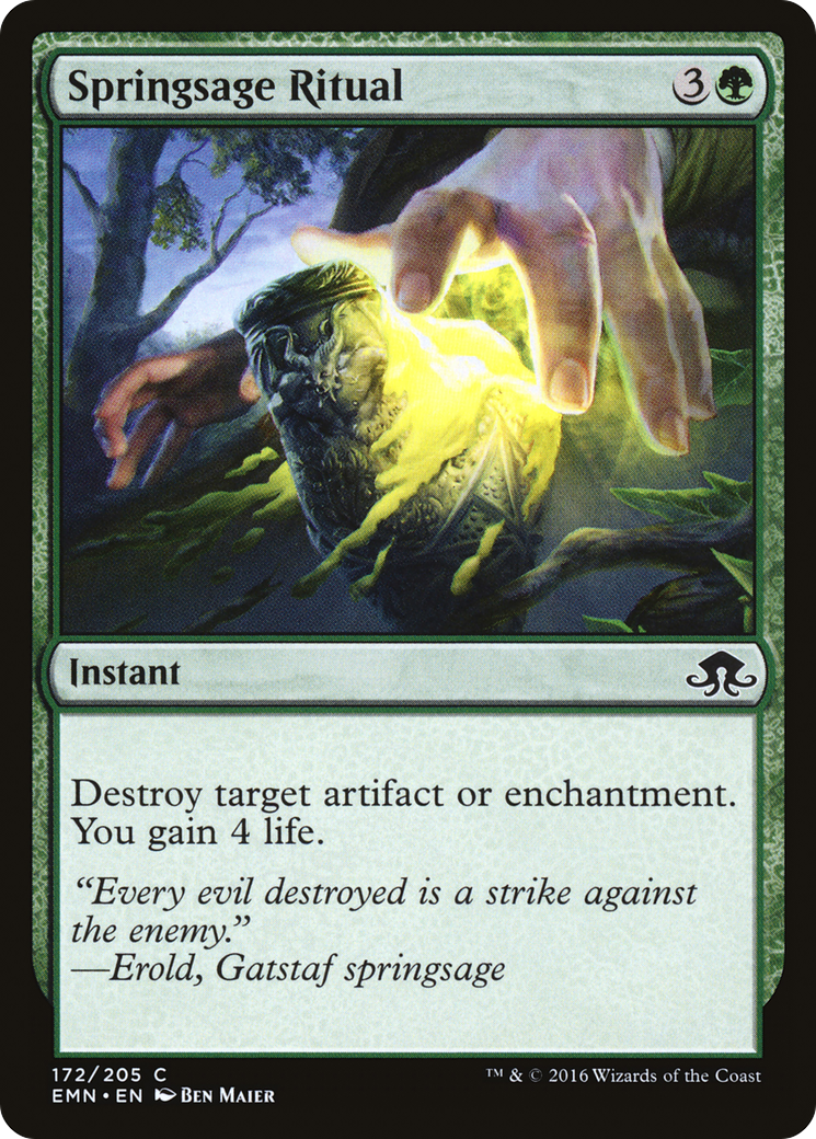 Springsage Ritual (172) - Eldritch Moon
