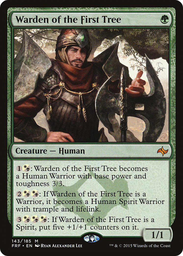 Warden of the First Tree (143) Foil - Fate Reforged
