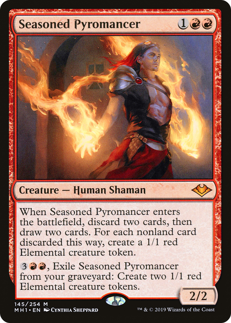 Seasoned Pyromancer (145) Foil - Modern Horizons